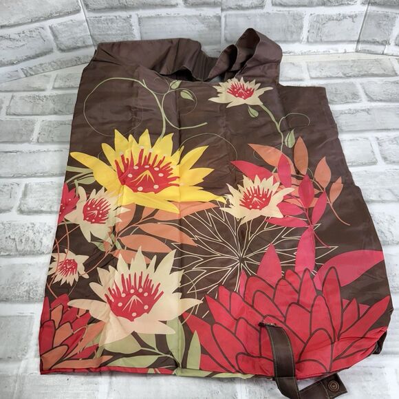 Omnisax Bloom Range Eco Friendly Reusable Bag Fall Colors Foldable Tote - Picture 4 of 12